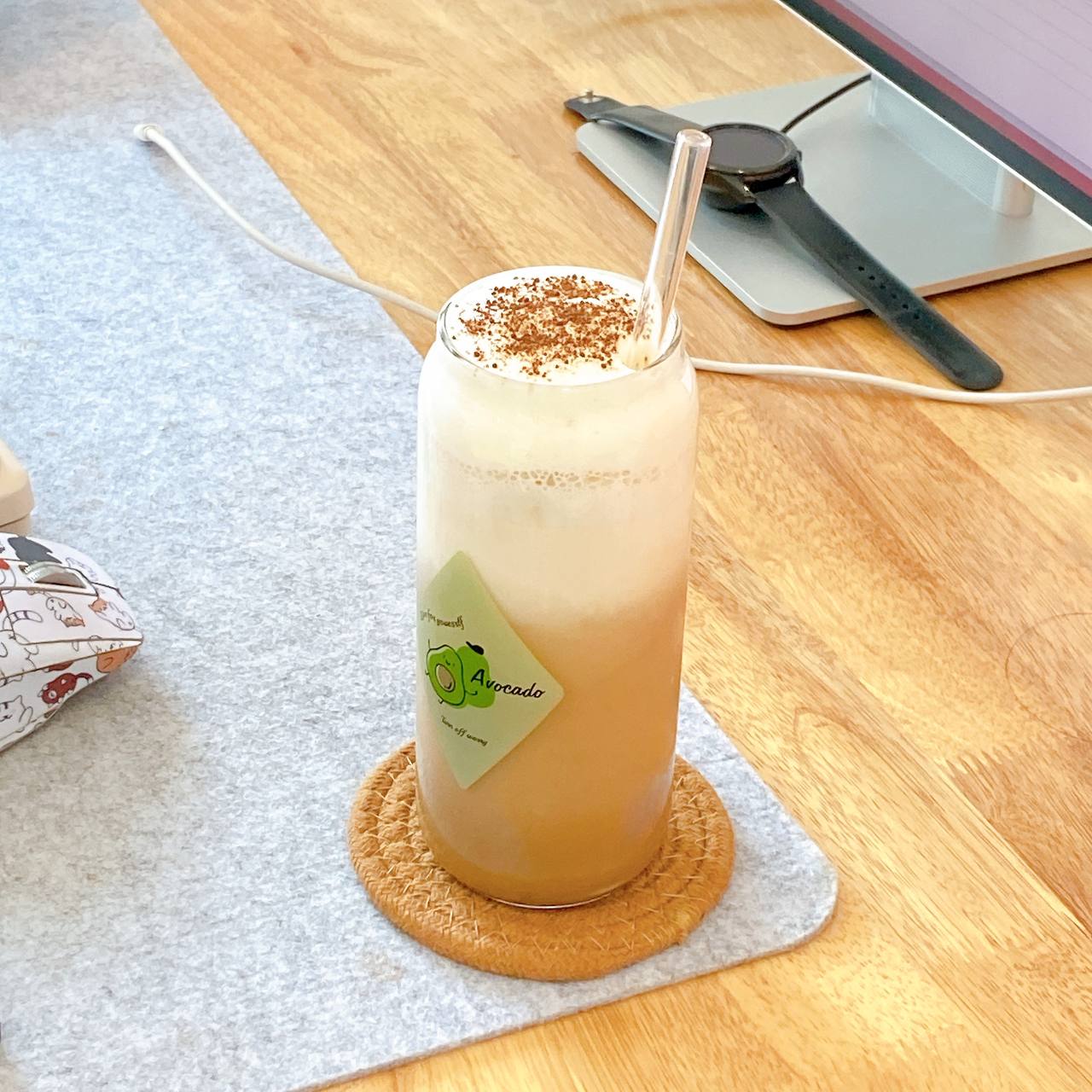 coconut cream latte